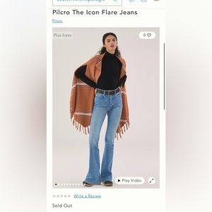 Pilcro Icon Flare Jeans size 25 — brand new never worn